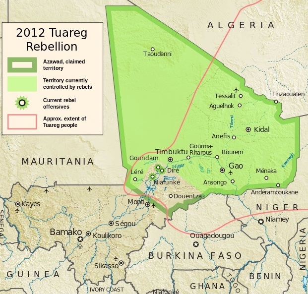 2012 Tuareg Rebellion Mali