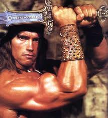 Arnold Schwarzenneger as Conan